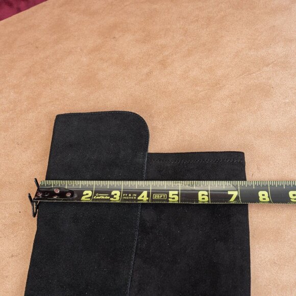 Cole Haan Women Calgary Water Resistant Black Suede OTK Fashion Tall Boots 6.5 - Picture 7 of 10